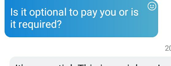 optional to pay